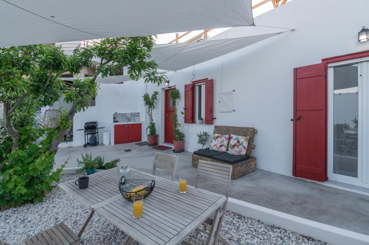 Milos Guesthouse Triovasalos Ngoại thất bức ảnh
